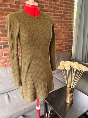 Ribbed Topshop Mini Dress